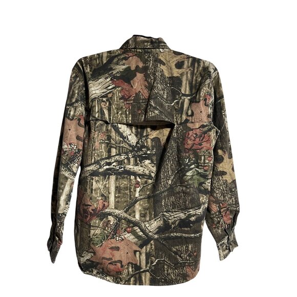 Break-Up Infinity Mossy Oak Mens Camouflage Button Up Shirt M(38-40) Hunting - Picture 2 of 9